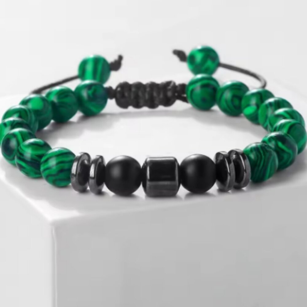 Gemstone and Magnetic Bracelet,Stone Beaded Bracelet